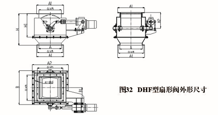 DHF型扇（?。┬伍y門(圖1)